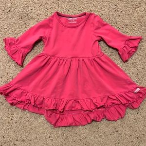 Ruffle butts high low twirl dress